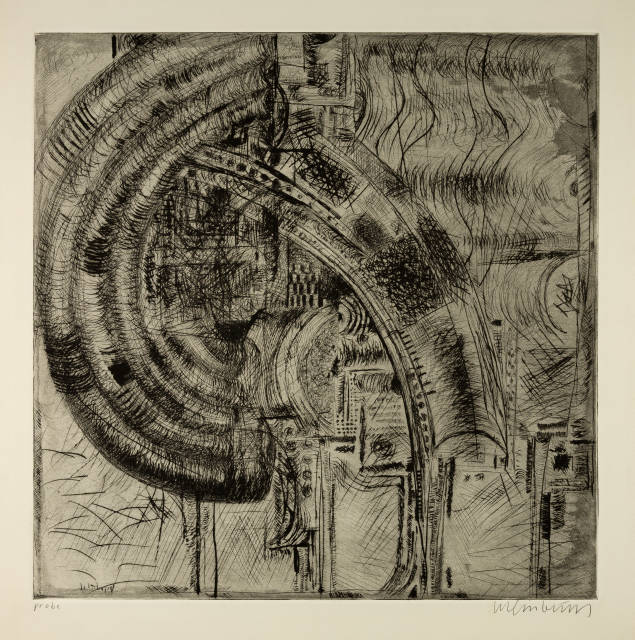 Bernhard Luginbühl : Radierungen III, 1961