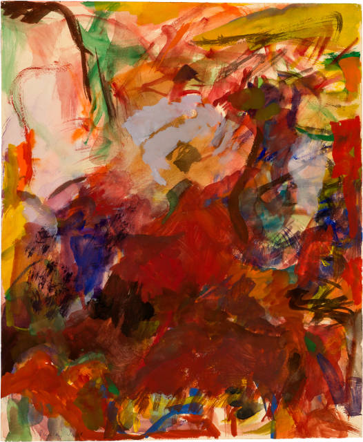 Shirley Jaffe : Untitled, 1958