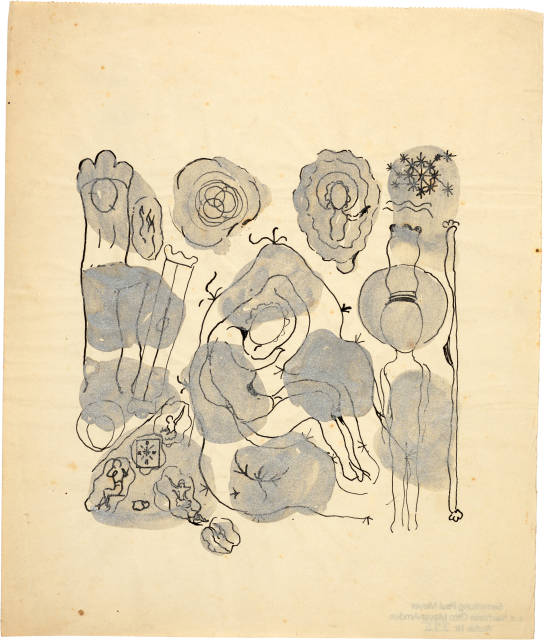 Otto Meyer-Amden : Sinnbild (Sitzende Figur), 1913/1914 