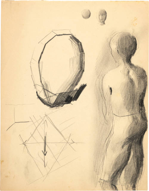 Otto Meyer-Amden : Sammelnummer von 2 Rückenaktstudien aus '..., 1922-1926