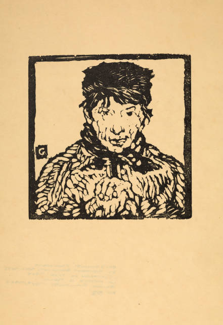 Giovanni Giacometti : Giovanin da Vöja, 1911, Probably printed 1920/1921