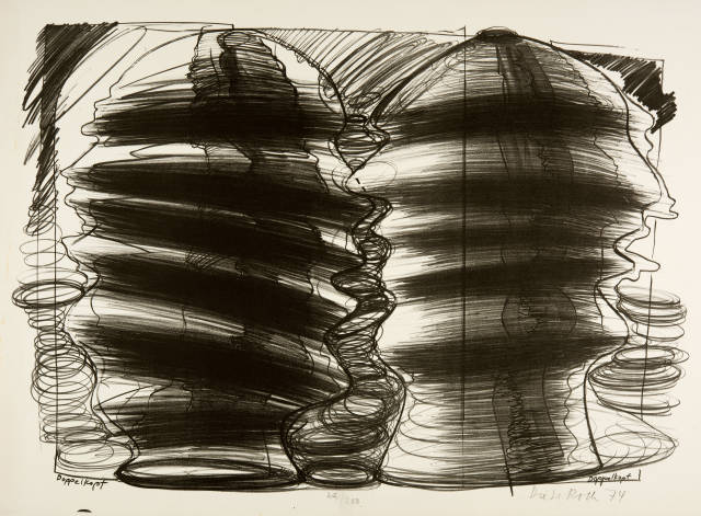 Dieter Roth : Doppelkopf, 1974 