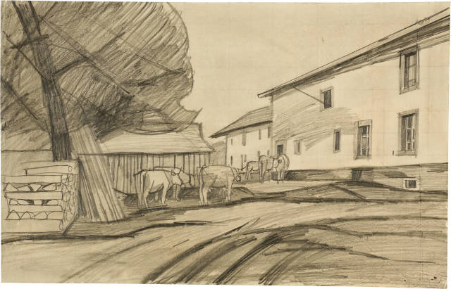 Albert Schnyder : Fermes francmontagnardes, 1952 