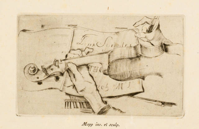 Mopp (Max Oppenheimer) : Musikprogramm / Beethoven, 1919