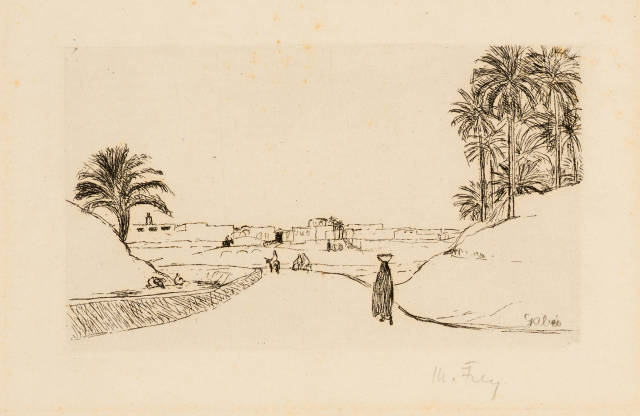 Marguerite Frey-Surbek : Gabès.- Gafsa, 1923