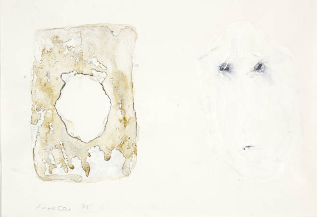 Cristina Fessler : Ohne Titel (5 Zeichnungen), 1995 bzw. 1992 