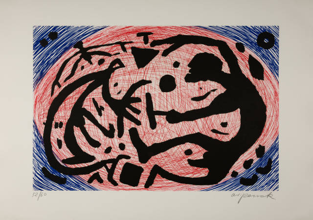 A. R. Penck (Ralf Winkler)  : Kraftfeld Verstand , 1996