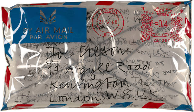 Joe Tilson : Air Mail Envelope , 1968