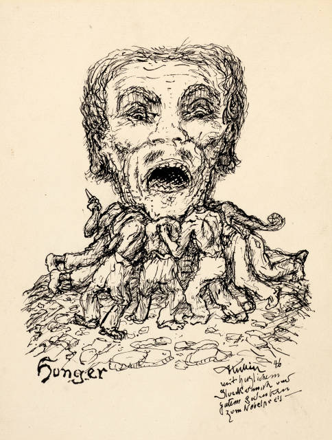 Alfred Kubin : Hunger, 1946