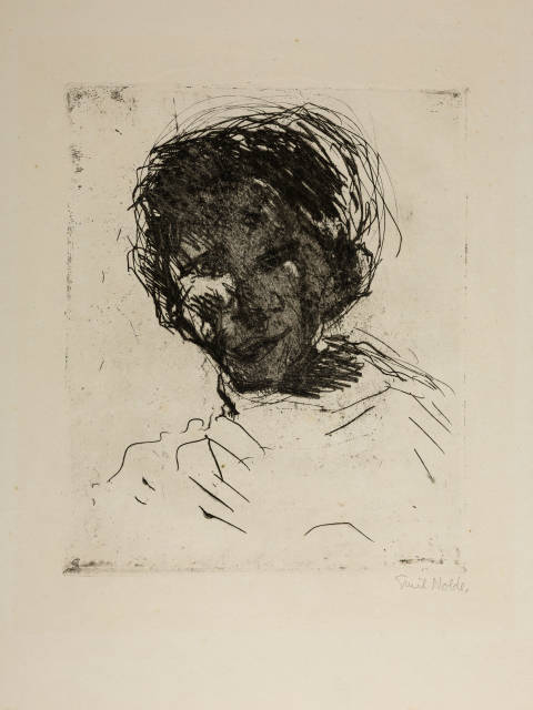 Emil Nolde : Strassenjunge, 1909