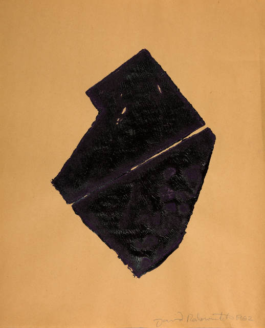David Rabinowitch : Untitled (Dark Violet), 1962