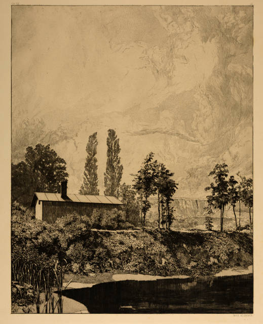 Max Klinger  : Mittag. - Die Chaussee. - Mondnacht , 1883