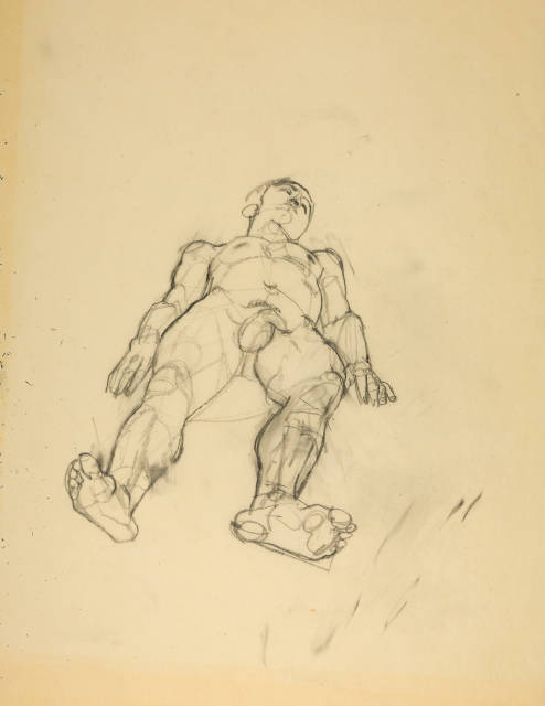 Anton Kolig : Liegender Akt,  