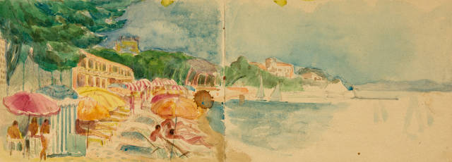 Elena Luksch-Makowsky : Strandbad, 1939
