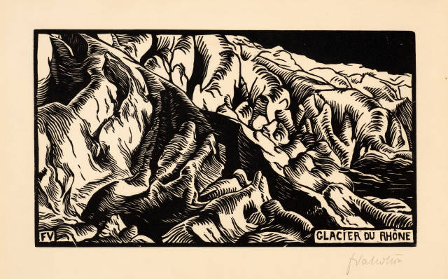 Félix Vallotton : Le glacier du Rhône, 1892