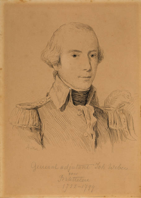 Albert Anker : Porträt des General-Adjudanten Johann Weber ..., 1866