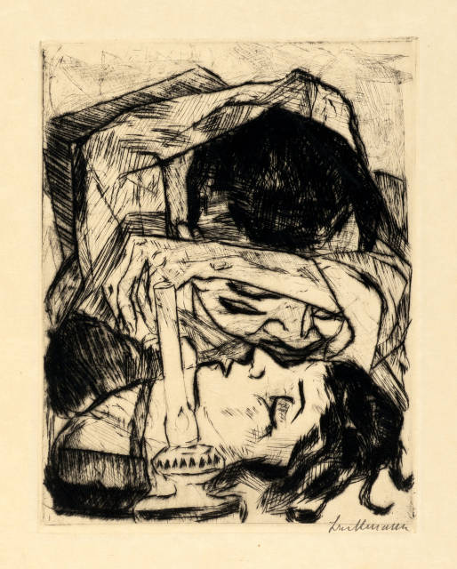 Max Beckmann : Schlafende, 1917