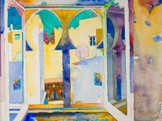 Samuel Buri : Fenster in Tanger, 2004 