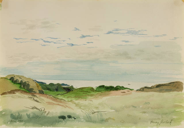 Franz Gertsch : Schottland - Iona, 1955 