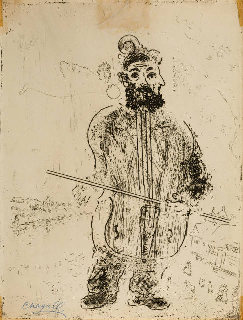 Marc Chagall : Le violoniste, 1930/1931