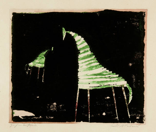 Ewald Mataré : Zeichen der Pferde, 1953